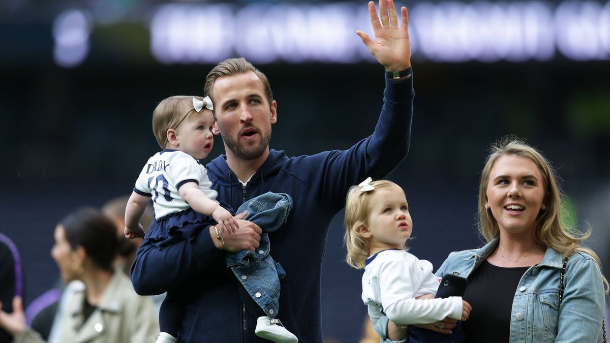 Harry Kane mit seiner Familie