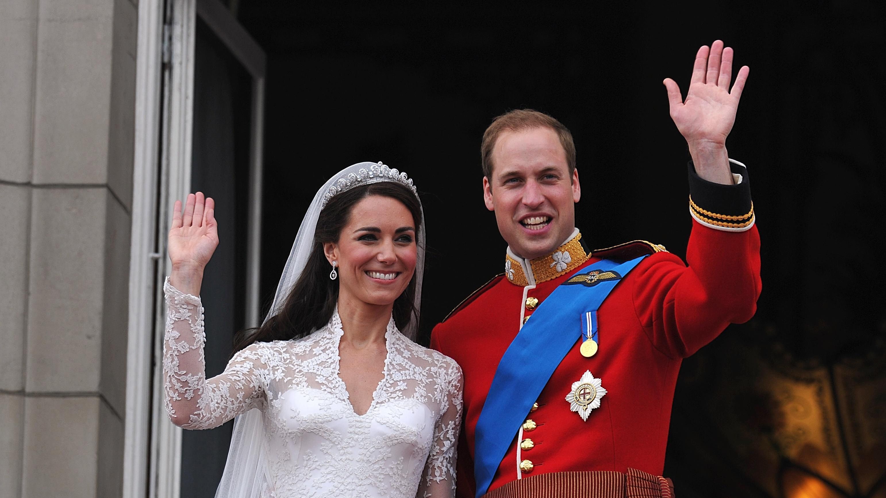Kate und William bei ihrer Hochzeit. Von da an Duke und Duchess von Cambridge.
