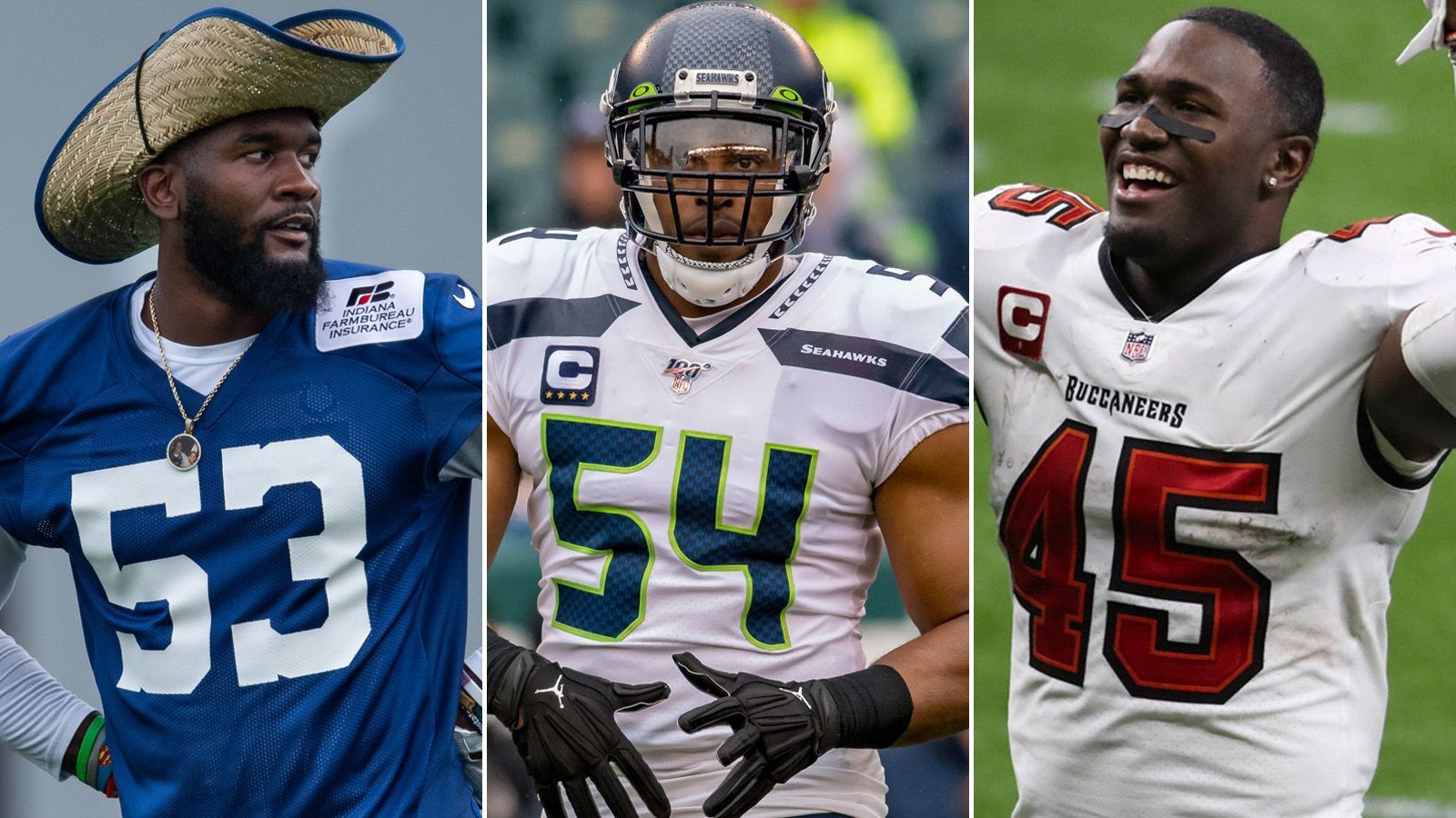 
                <strong>Top 10: Die besten Linebacker der NFL</strong><br>
                Wer sind die besten Linebacker der NFL? Eine Umfrage unter 50 namentlich nicht genannten Coaches, Scouts, Spielern und Verantwortlichen der NFL-Teams sollte dies herausfinden. ran.de zeigt die Top 10.
              