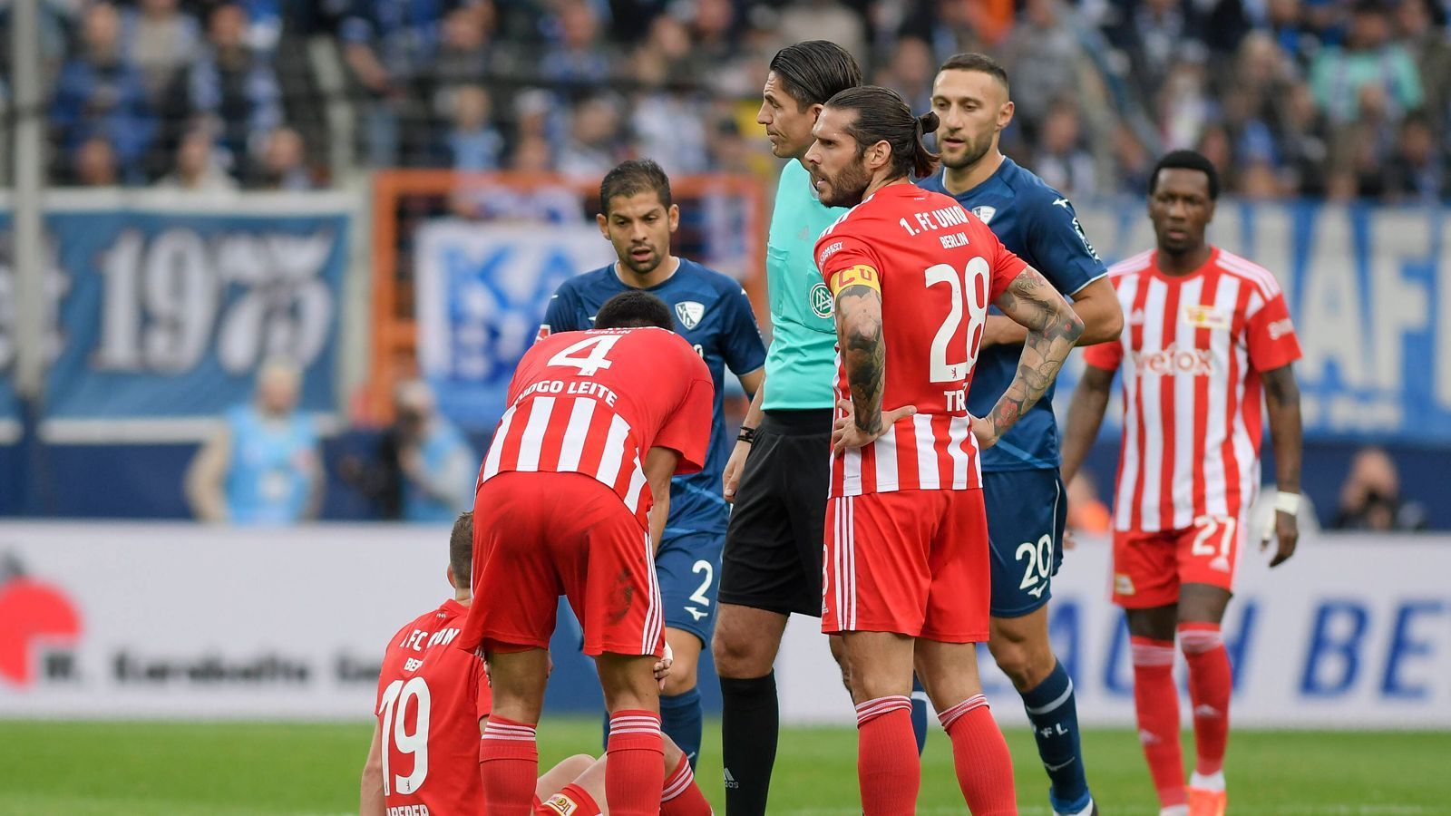 
                <strong>Platz 1: Union Berlin </strong><br>
                Ausfalltage insgesamt: 535Größe des Kaders: 29Durchschnittliche Ausfallzeit pro Spieler: 18,45
              