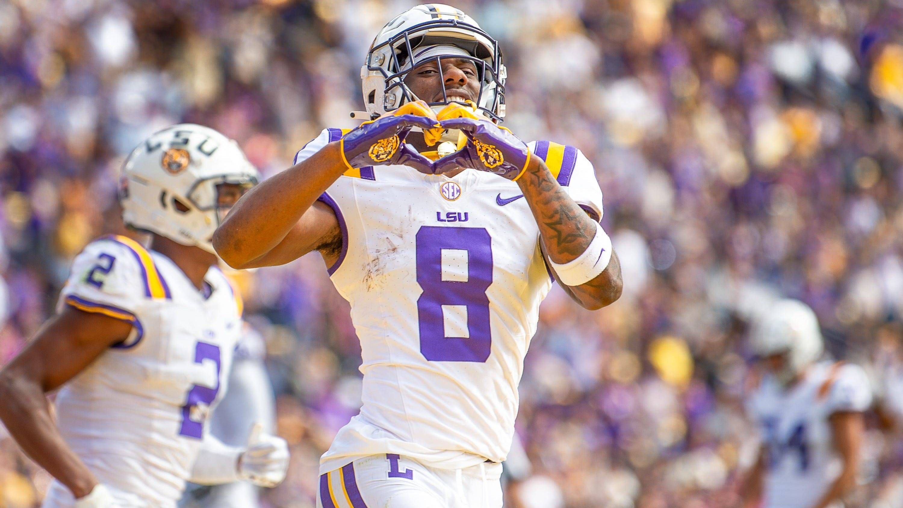 <strong>Malik Nabers (Wide Receiver, LSU) </strong><br>Neben Harrison Jr. und Odunze ist Malik Nabers wohl der beste verfügbare Wide Receiver im April. Sein Tempo wird ab der Saison 2024 ein Team erfreuen, auch er ist im Draft dabei.