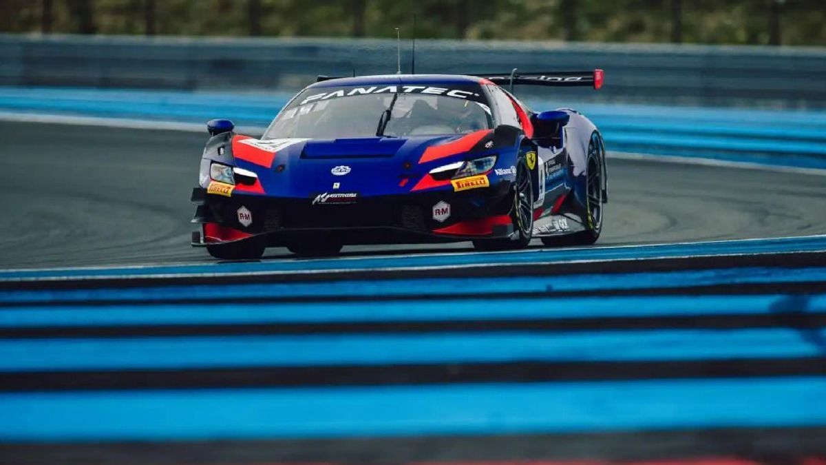 Der Emil-Frey-Ferrari war nach dem Markenwechsel erstmals im Einsatz