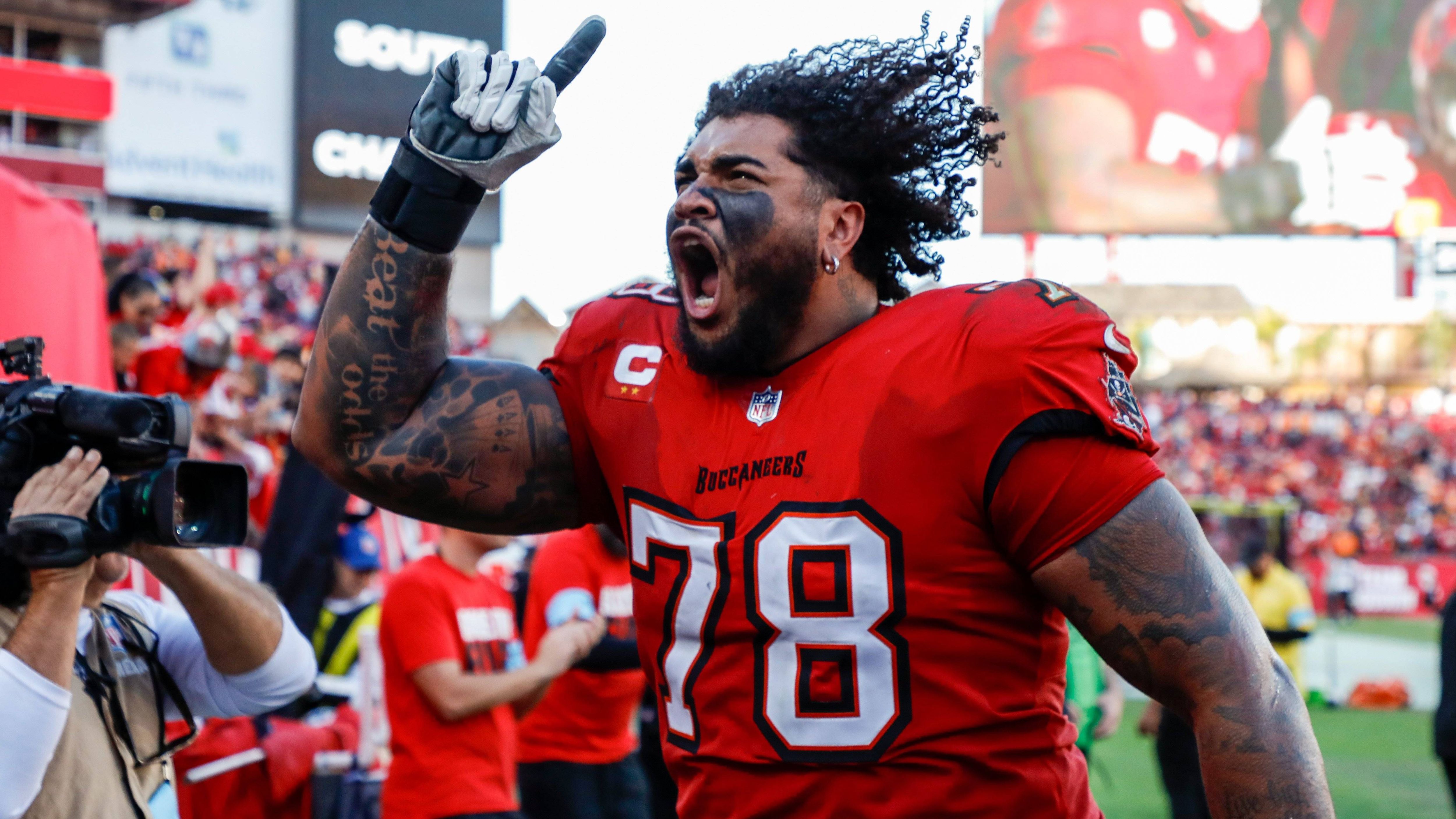 <strong>Platz 28: Tristan Wirfs (Tampa Bay Buccaneers)</strong><br>- Position: Offensive Tackle<br>- Platzierung letzte Saison: 85