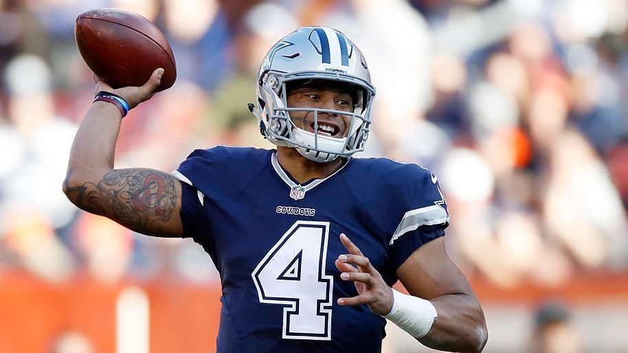 <strong>Dallas Cowboys - Dak Prescott</strong><br>Wird Free Agent: 2025<br>Vertragslaufzeit: 4 Jahre<br>Vertragsvolumen: 160 Millionen<br>Garantierte Summe: 126 Millionen