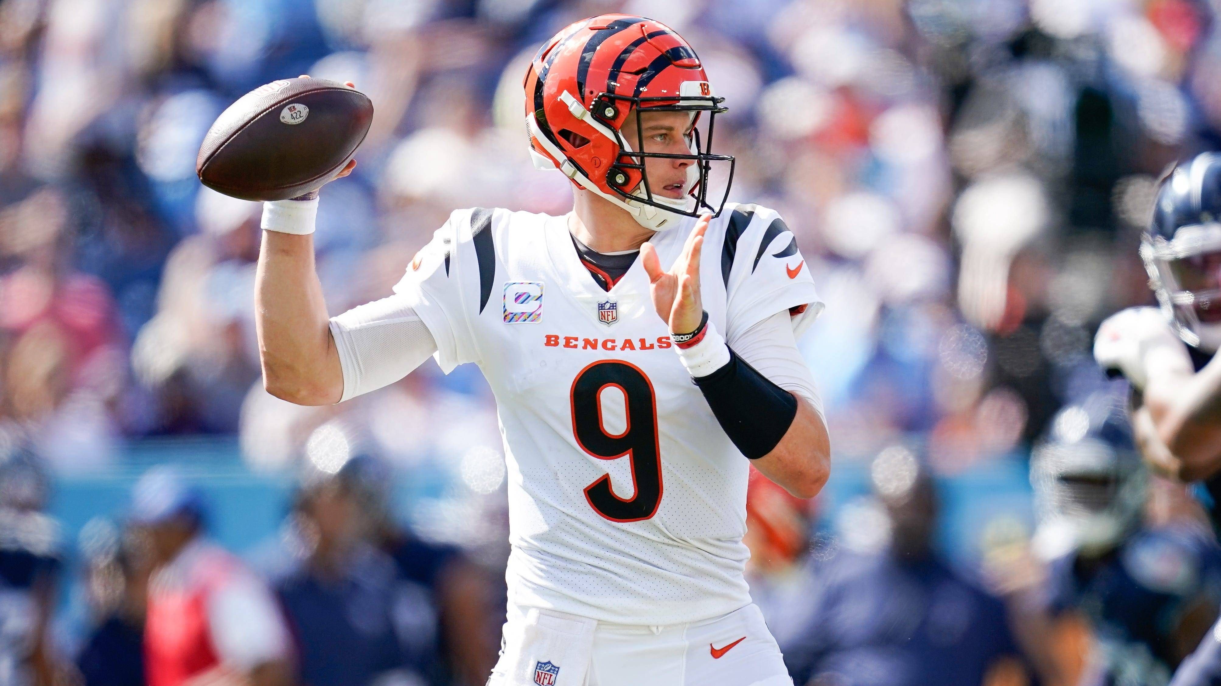 <strong>27. Platz: Joe Burrow (Cincinnati Bengals)</strong><br>Incompletions aufgrund ungenauer Pässe: 28,9%