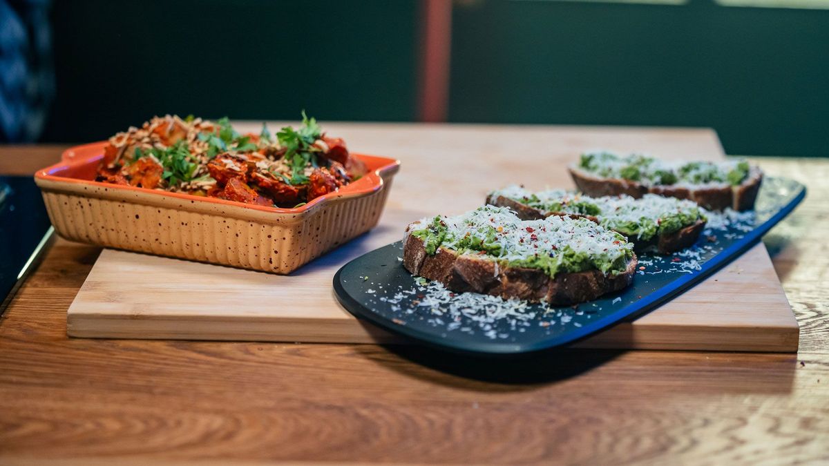 Erbsen-Toasts à la maison