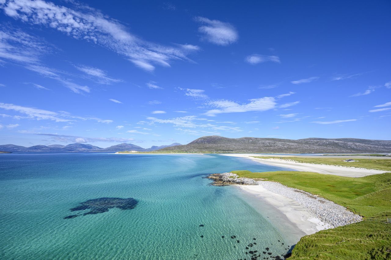 2. Am Luskentyre Beach auf der Insel Harris das Karibik-Feeling genießen. 