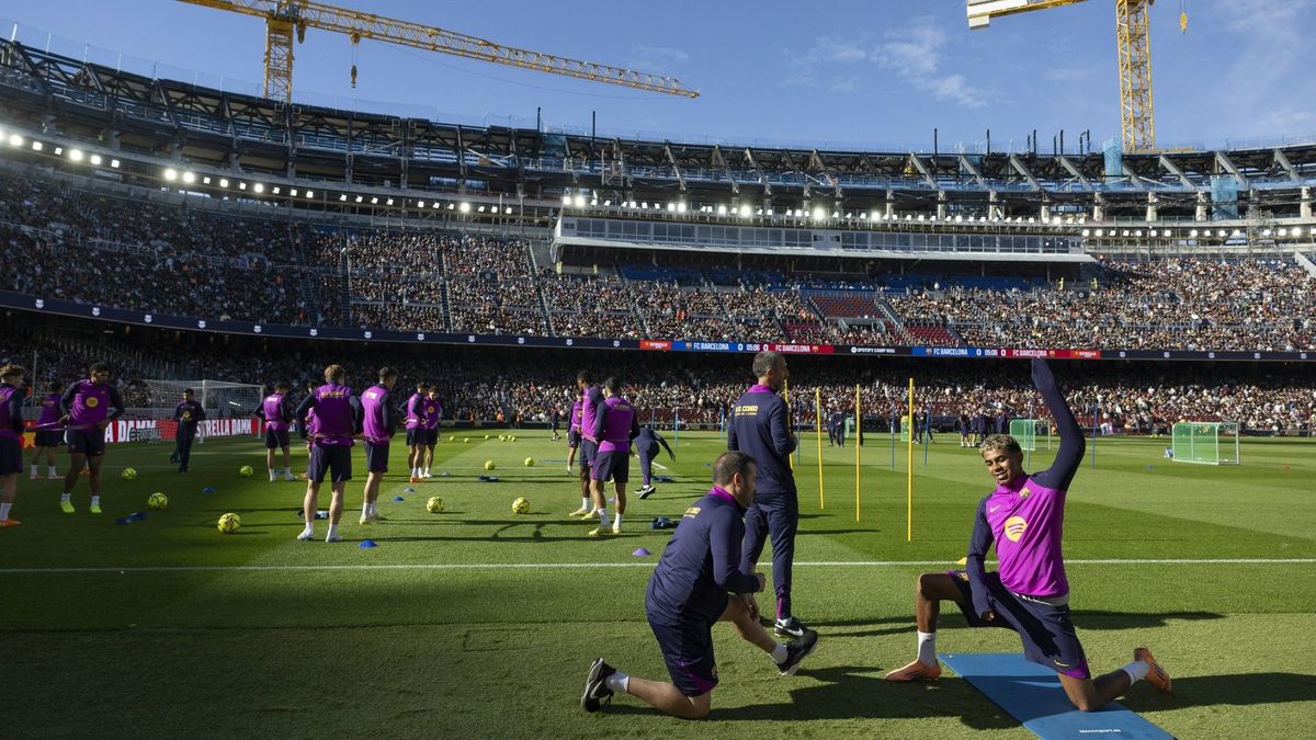 Auch Yamal (r.) wirkte wieder mit