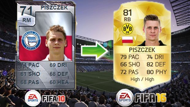 
                <strong>Lukasz Piszczek (FIFA 10 - FIFA 16)</strong><br>
                Lukasz Piszczek (FIFA 10 - FIFA 16)
              