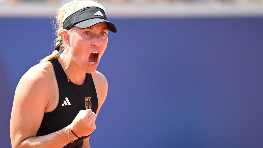 Angelique Kerber zieht ins Viertelfinale ein.