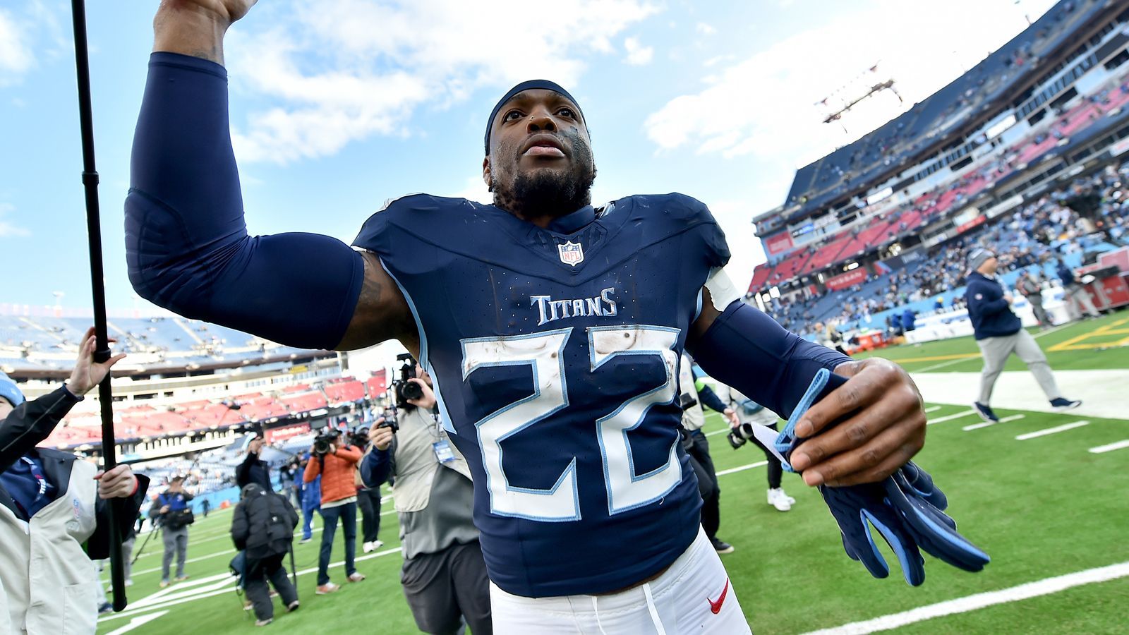 <strong>Derrick Henry – Running Back</strong><br>Auch Derrick Henry ist mit seinen Wechsel zu den Baltimore Ravens an den Top 25 gescheitert. In zwei Jahren kann er dort bis zu&nbsp;20 Millionen Dollar verdienen.