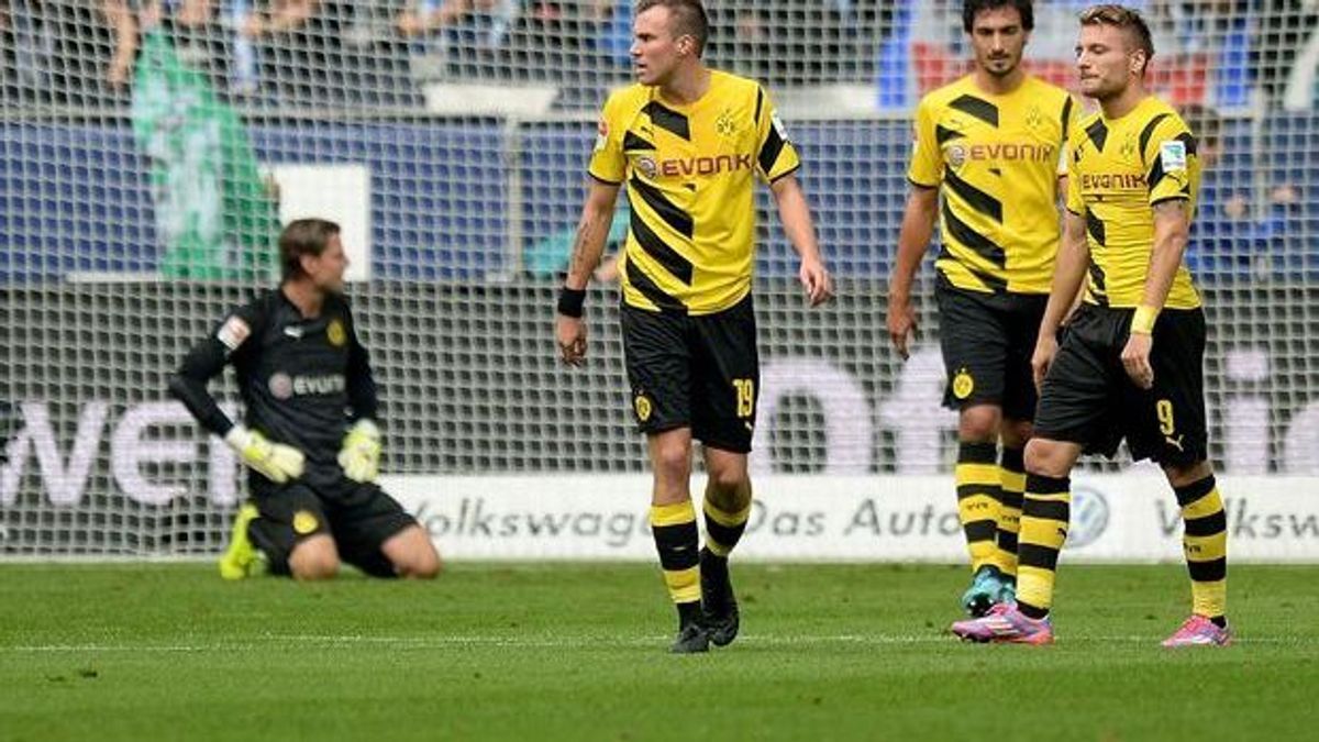 Dortmund bei Derby am Boden