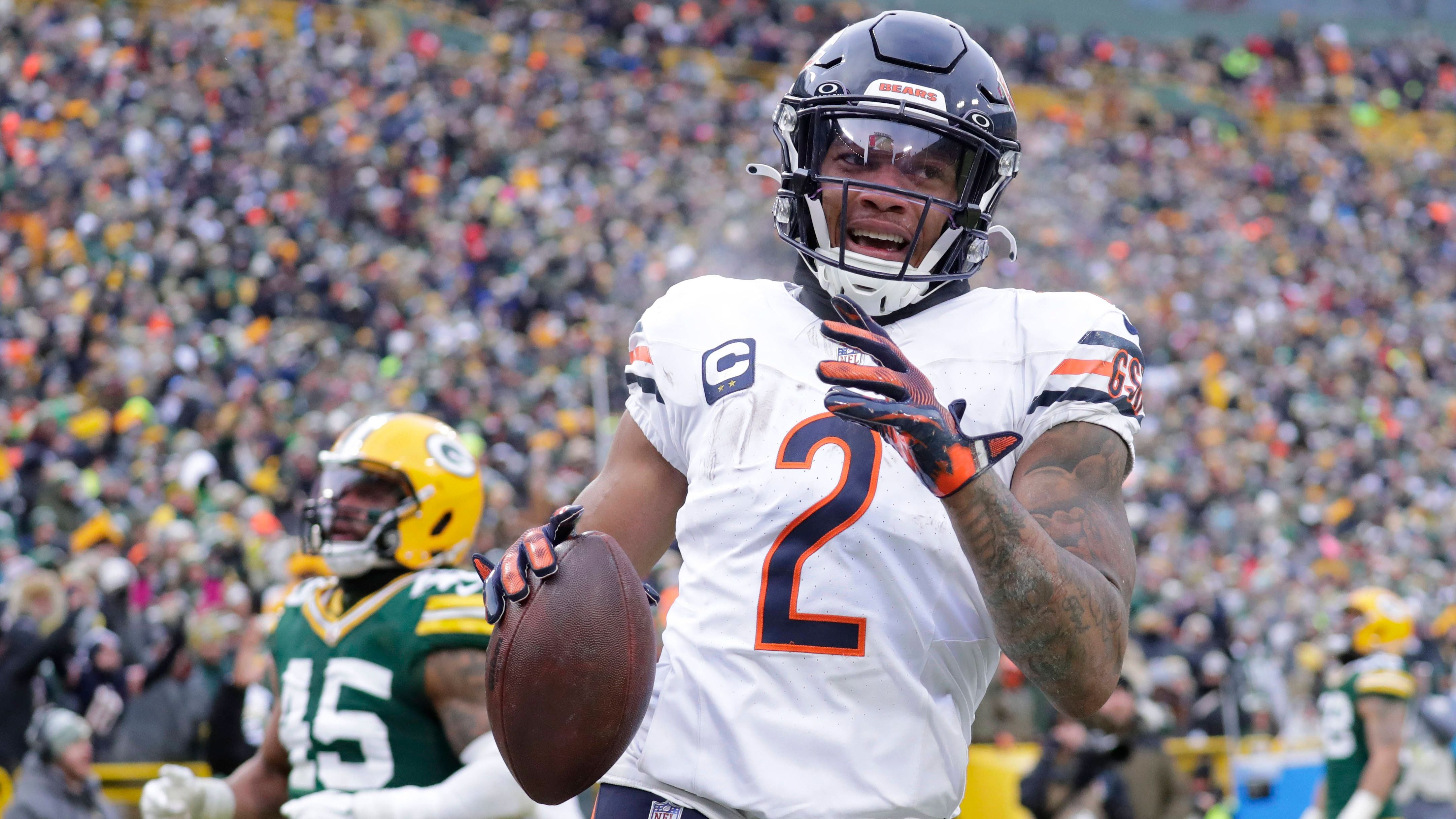 <strong>30. Platz: D.J. Moore - 75,27 Millionen Dollar</strong><br>- Saisons aktiv: seit 2018<br>- Teams: Carolina Panthers, Chicago Bears
