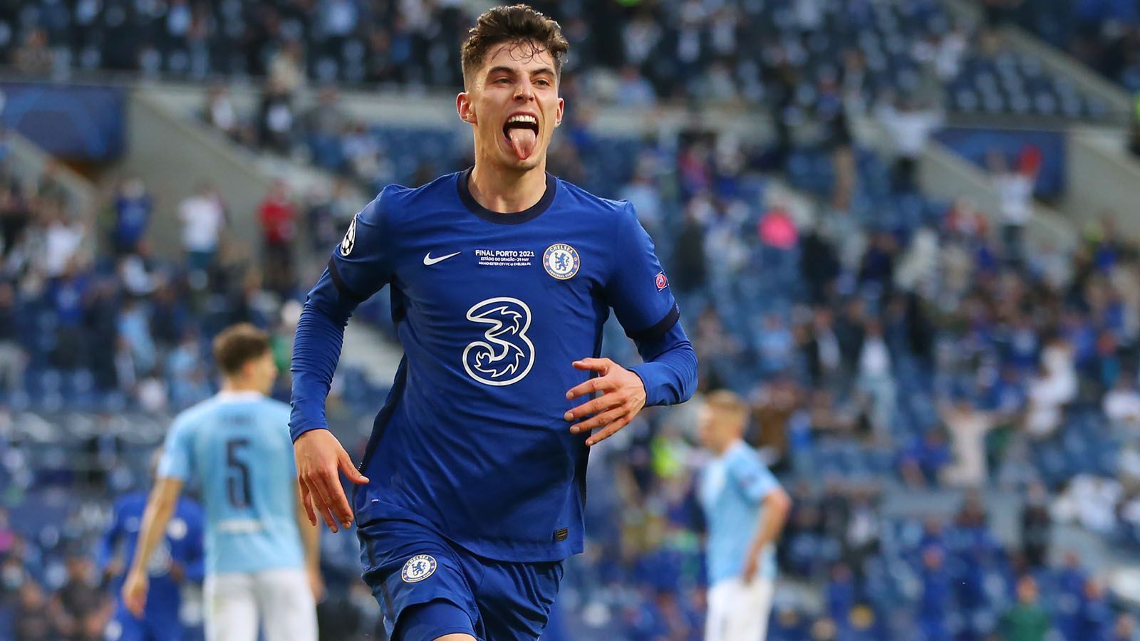 
                <strong>Kai Havertz (FC Chelsea)</strong><br>
                Der goldene Abend des Kai Havertz! Der 80-Millionen-Einkauf hat sich für die "Blues" wahrscheinlich allein wegen dieses einen Tores schon gelohnt. Während Werner Innenverteidiger John Stones von der Mitte nach außen zog, nutzte Havertz den entstehenden Raum, lief sich für Mason Mount und den perfekten Schnittstellen-Pass frei und schloss mit etwas Glück gegen Ederson ab. 
              