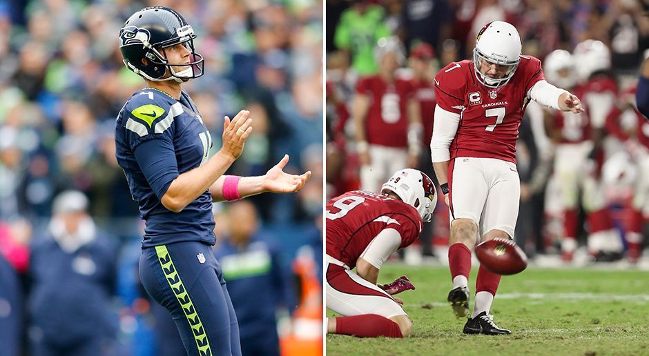 
                <strong>Chandler Catanzaro und Steven Hauschka</strong><br>
                Verlierer: Chandler Catanzaro und Steven Hauschka. In einem eigenartigen Spiel standen Hauschka und Catanzaro im Fokus wie selten. Beide verwandelten jeweils ein Field Goal zum 3:3 in der regulären Spielzeit. Beide verwandelten in den jeweils ersten Overtime-Drives ihrer Teams ein Field Goal und beide vergaben jeweils aus kürzester Distanz das siegbringende Field Goal kurz vor Schluss. So blieb es am Ende bei einem seltenen 6:6-Unentschieden.
              