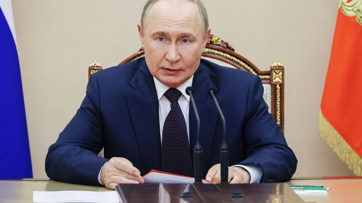 Sitzung des russischen Sicherheitsrats mit Putin