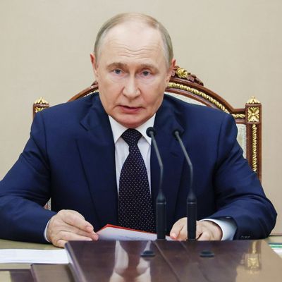 Sitzung des russischen Sicherheitsrats mit Putin