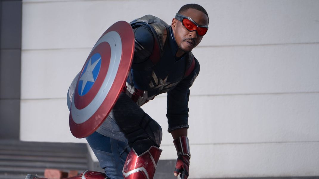 Im neuen "Captain America" ist Sam Wilson (Anthony Mackie) in der Hauptrolle als Captain zu sehen.