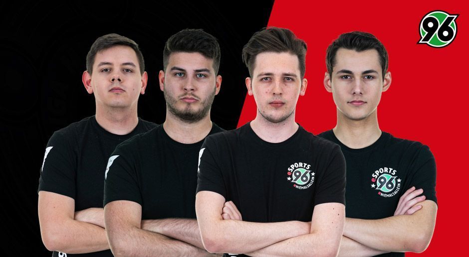 
                <strong>Hannover 96</strong><br>
                Doppelt hält bekanntlich besser, deswegen verpflichteten die Niedersachsen gleich zwei FIFA-Spieler pro Konsole: Christoph "Chrissi" Strietzel (1.v.r.), Marco "It4chi" Becker (1.v.l.) treten auf der Xbox an, David "DHoudek" Houdek (2.v.r.) und Erol Bernhardt (2.v.l.) auf der PlayStation.
              