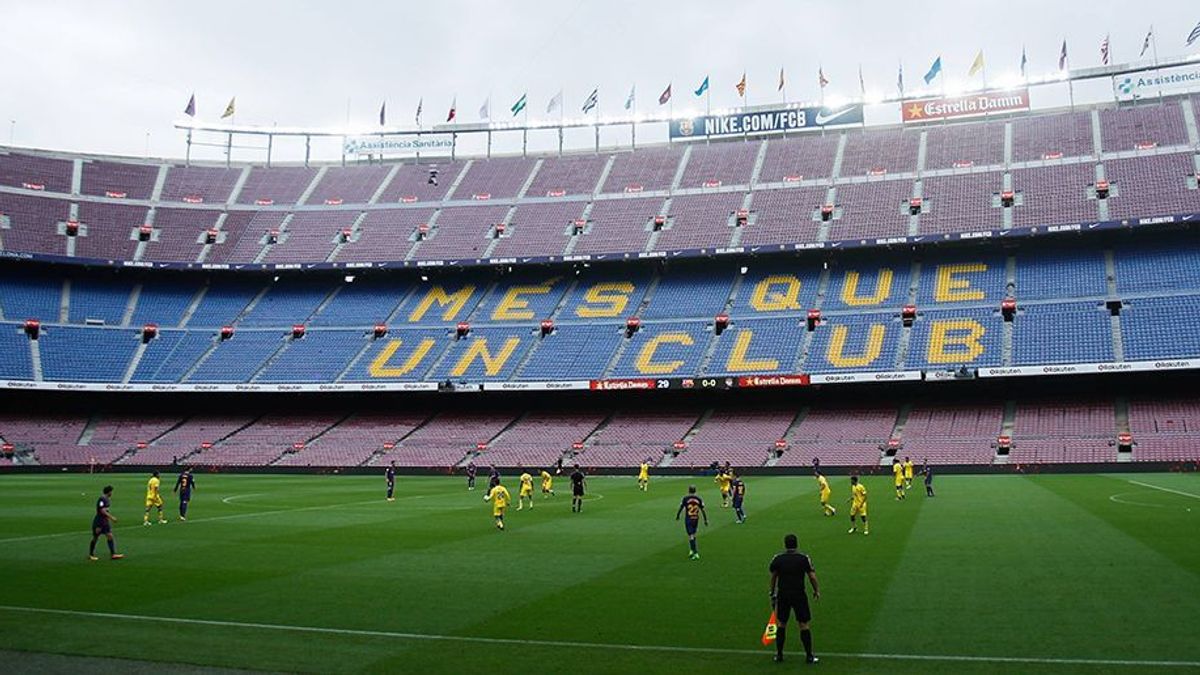 Bitterer Anblick im Camp Nou