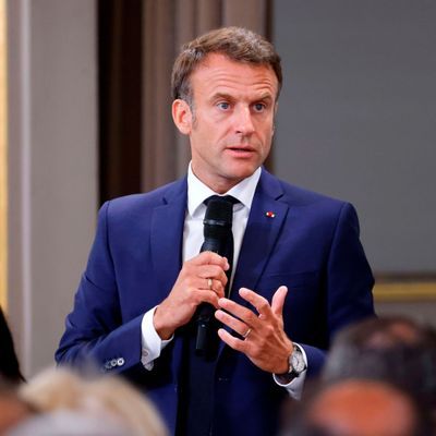 Präsident Emmanuel Macron