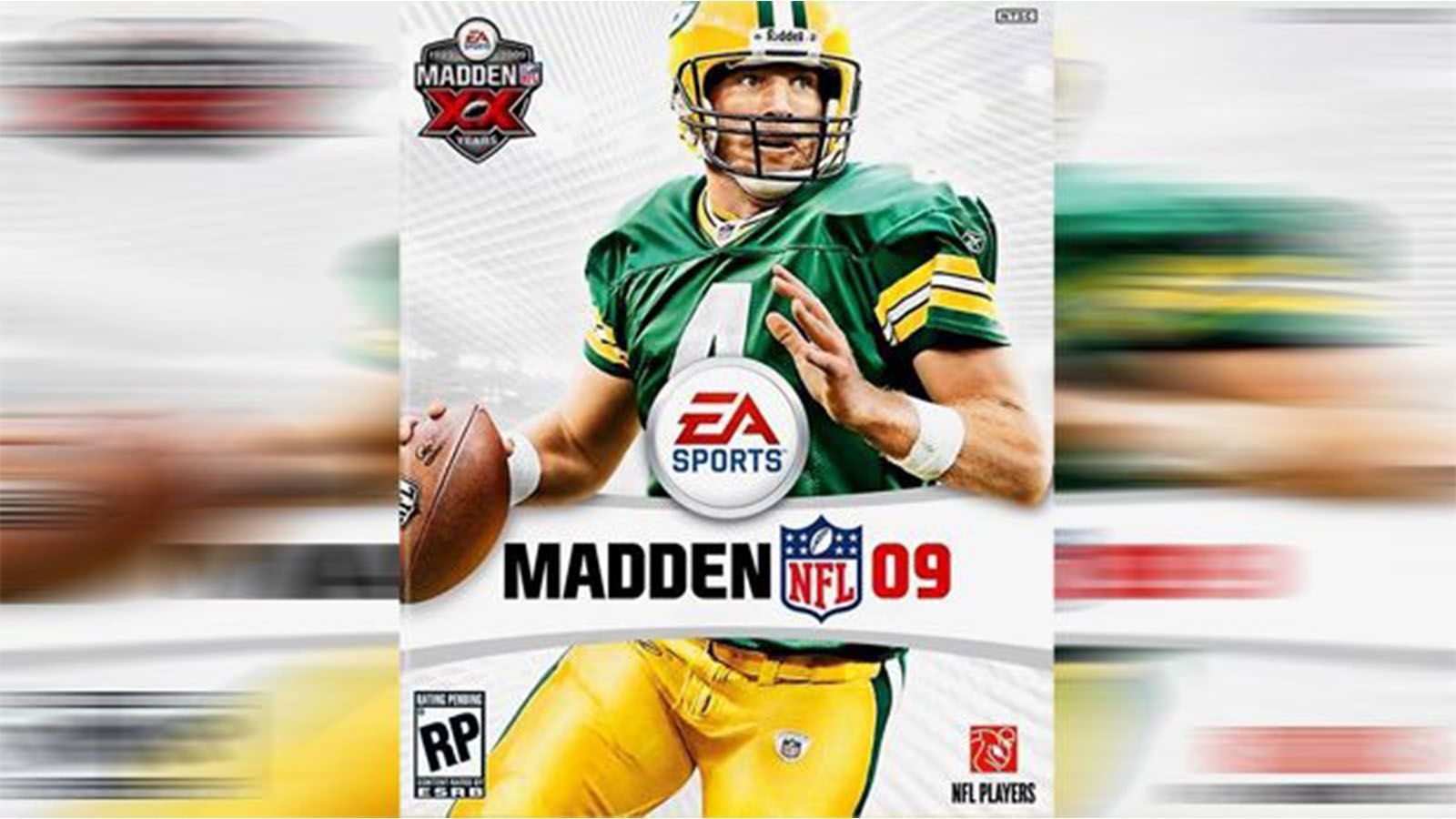 
                <strong>Madden NFL 09</strong><br>
                Madden NFL 09 - Cover-Spieler: Brett Favre.
              