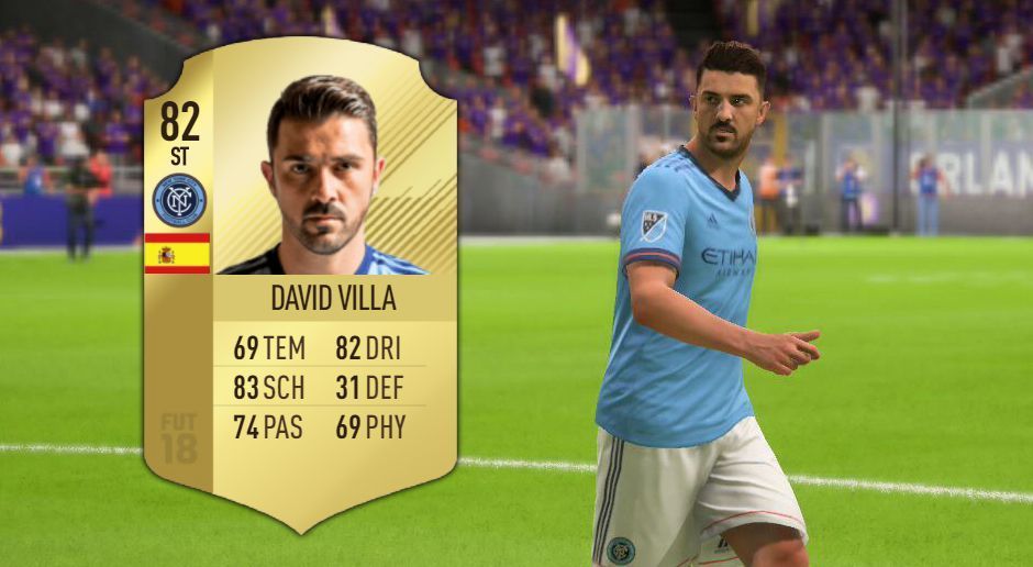 
                <strong>David Villa – New York City FC</strong><br>
                Gesamtbewertung: 82
              