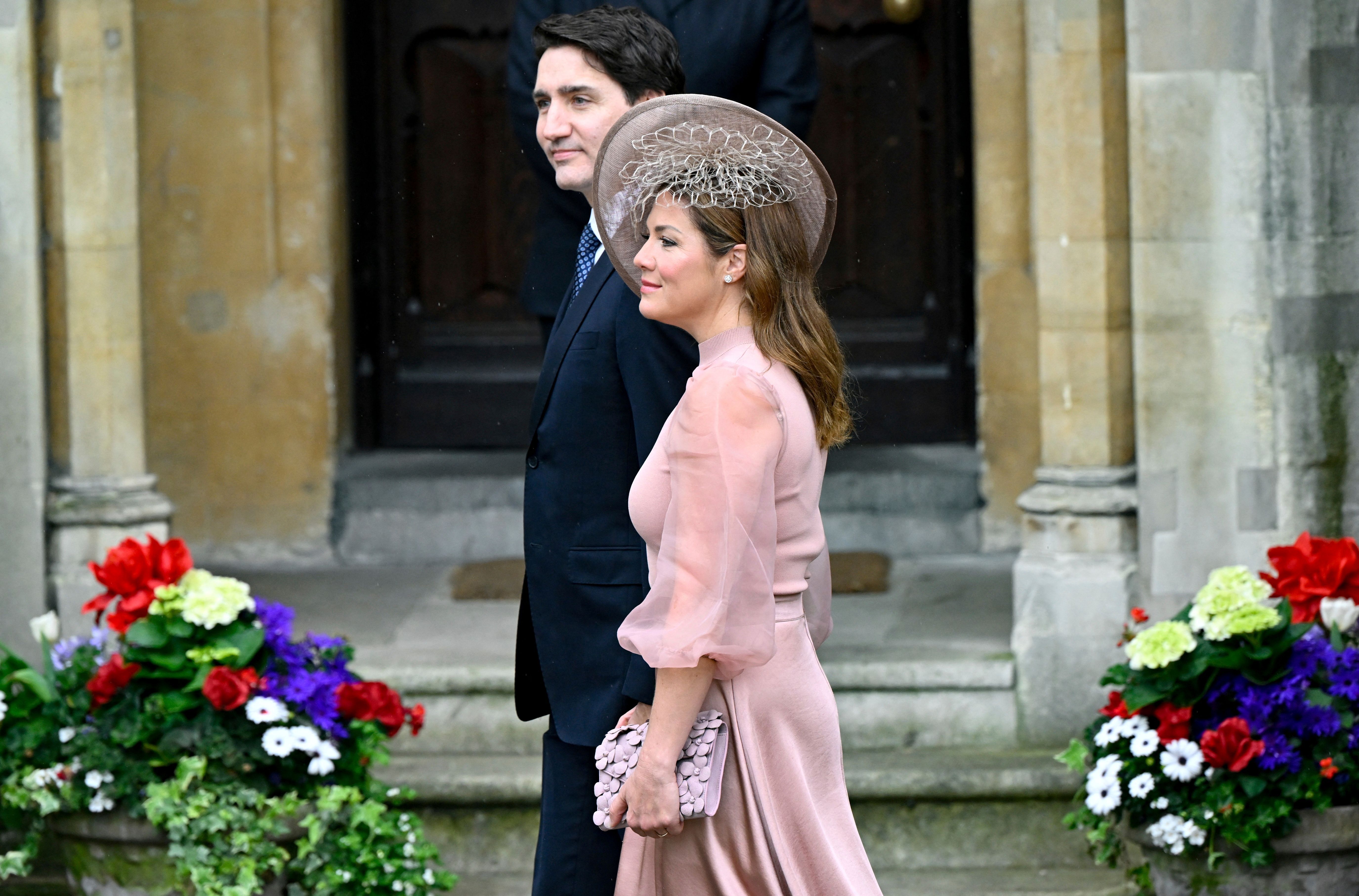 Canadian Prime Minister Justin Trudeau mit seiner Frau Sophie Trudeau. 