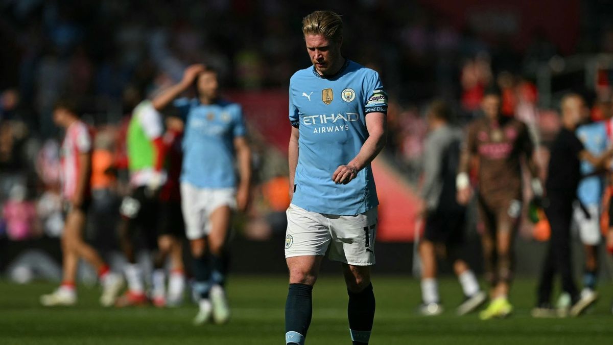 Enttäuschung bei Kevin De Bruyne