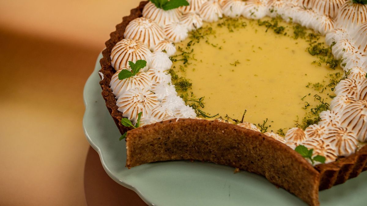 Lime Pie mit Baiser