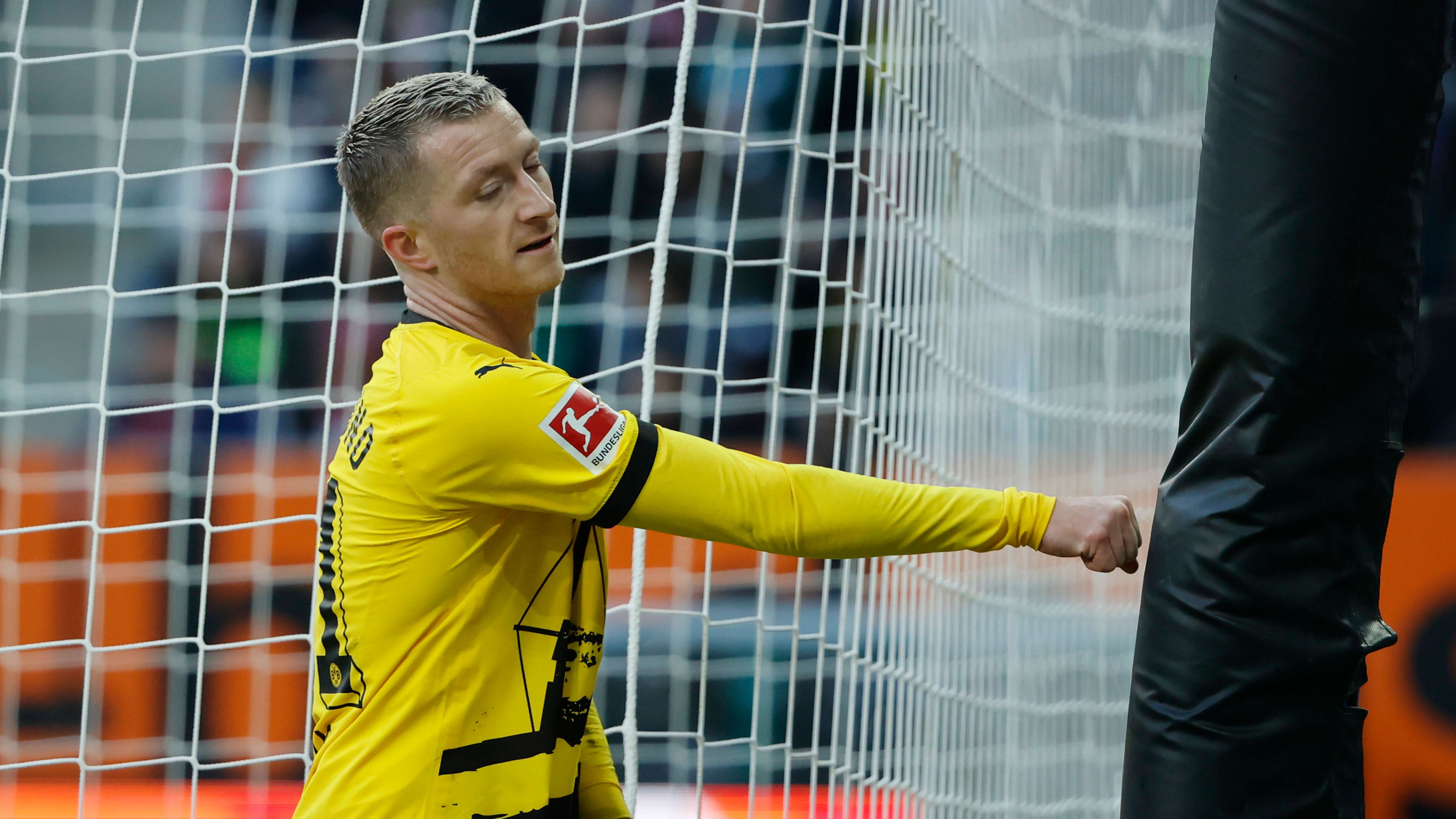 <strong>Marco Reus (Borussia Dortmund)</strong><br> <strong>Position:</strong>&nbsp;Mittelfeld<br><strong>Nationalität:</strong> Deutschland<br><strong>Alter:</strong> 34 Jahre<br><strong>Im Verein seit:</strong>&nbsp;1.7.2012<br><strong>Marktwert:</strong>&nbsp;7 Millionen Euro