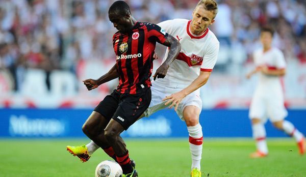 
                <strong>VfB Stuttgart - Eintracht Frankfurt 1:1</strong><br>
                Frankfurt (hier Constant Djakpa) macht dem VfB um Alexandru Maxim das Leben schwer. Nicht nur der Rumäne beißt sich an den Gästen die Zähne aus. Dabei gibt es Chancen en masse
              