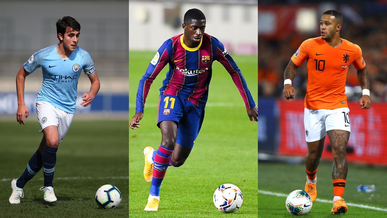 
                <strong>Die Winter-Pläne des FC Barcelona - Wunschspieler Garcia und Depay</strong><br>
                Der Umbruch des FC Barcelona geht in die nächste Runde. Die spanische "Mundo Deportivo" erfuhr, dass Memphis Depay (Olympique Lyon) und Eric Garcia (Manchester City) im Winter zu den Katalanen wechseln sollen. Bereits im Sommer buhlte Barca aktiv um ihre Dienste, ein Transfer scheiterte aber an den Finanzen. Um einen Wechsel in der kommenden Transferperiode realisieren zu können, muss der FC Barcelona erst Spieler abgeben. ran.de zeigt die fünf Stars, die offenbar keine Zukunft bei "Blaugrana" haben und auf der Streichliste stehen. (Stand 6.11.)
              