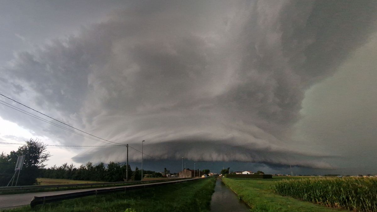 Italien drohen erneut heftige Unwetter wie hier vor Venedig