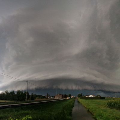 Italien drohen erneut heftige Unwetter wie hier vor Venedig