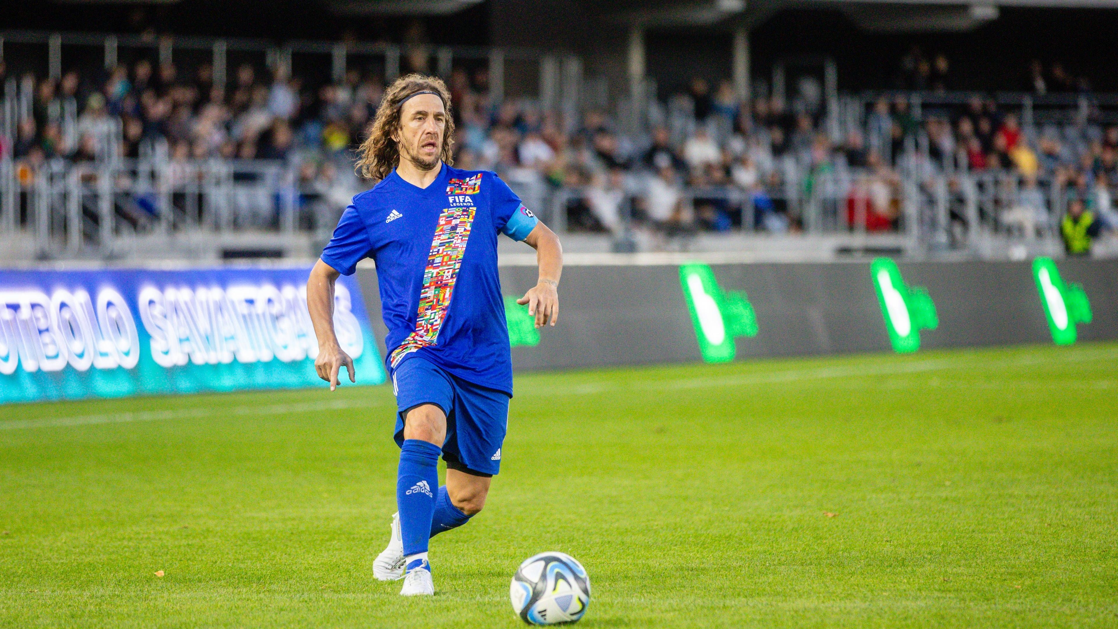 <strong>Spanien: Carles Puyol</strong><br>Alter: 45 Jahre<br>Position: Innenverteidigung<br>Klub: FC Barcelona