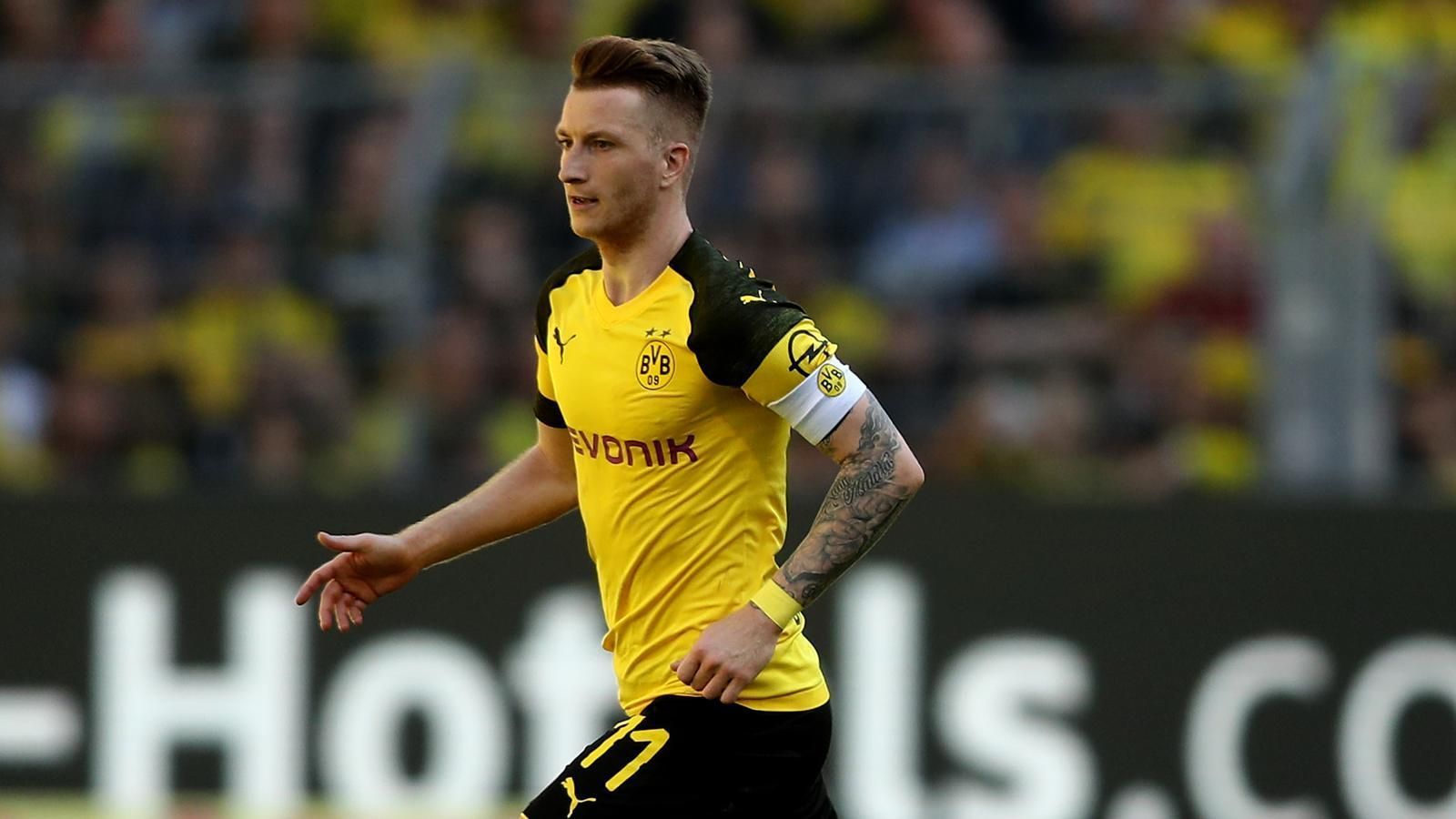 
                <strong>Borussia Dortmund: Marco Reus</strong><br>
                Im Team seit: Juli 2012Kapitän seit: 2018
              