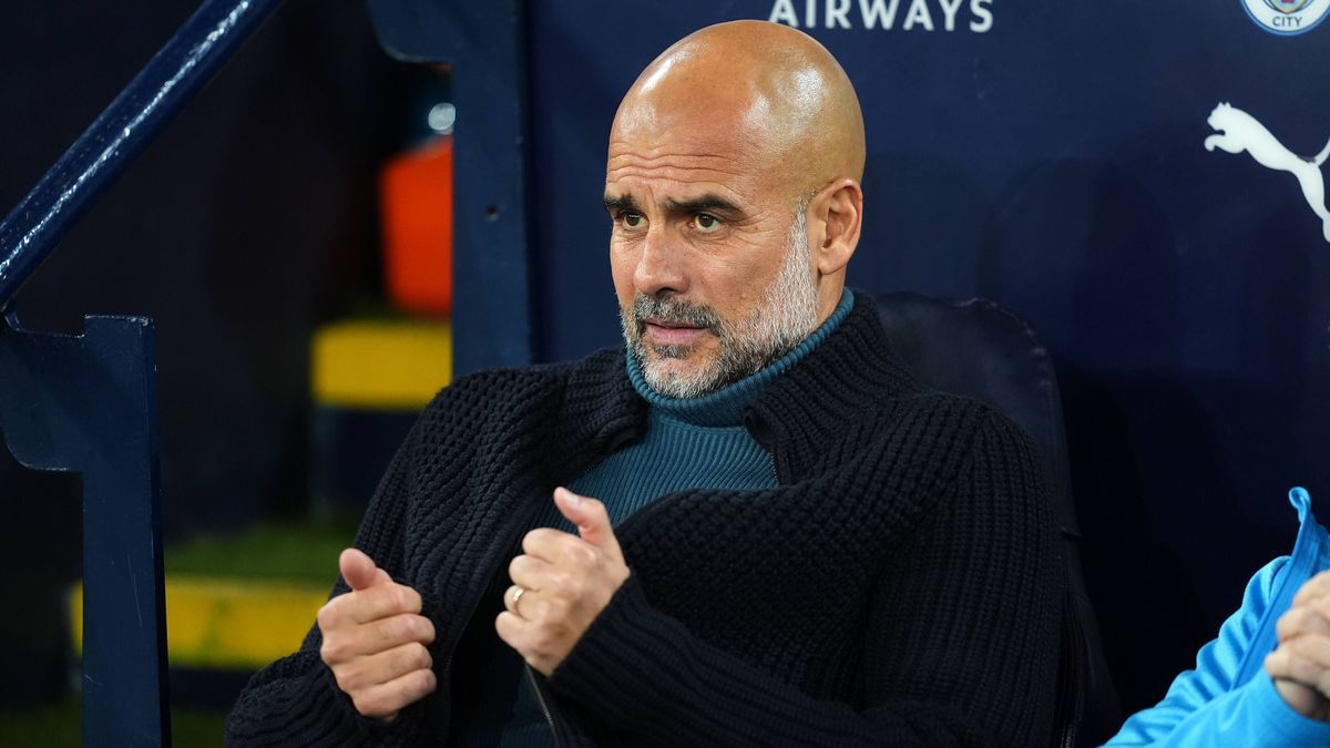 Manchester City v Watford - Carabao Cup - Third Round - Etihad Stadium Manchester City manager Pep Guardiola during the Carabao Cup third round match at the Etihad Stadium, Manchester. Picture date...