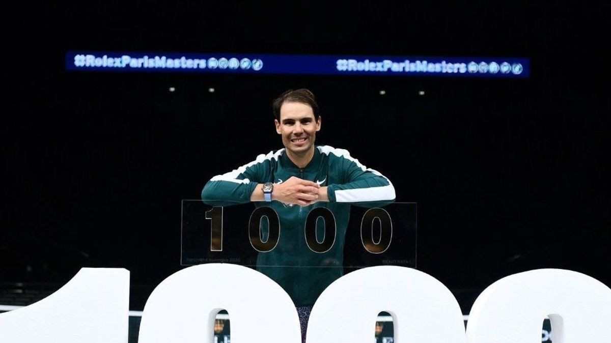 1000. Sieg für Rafael Nadal