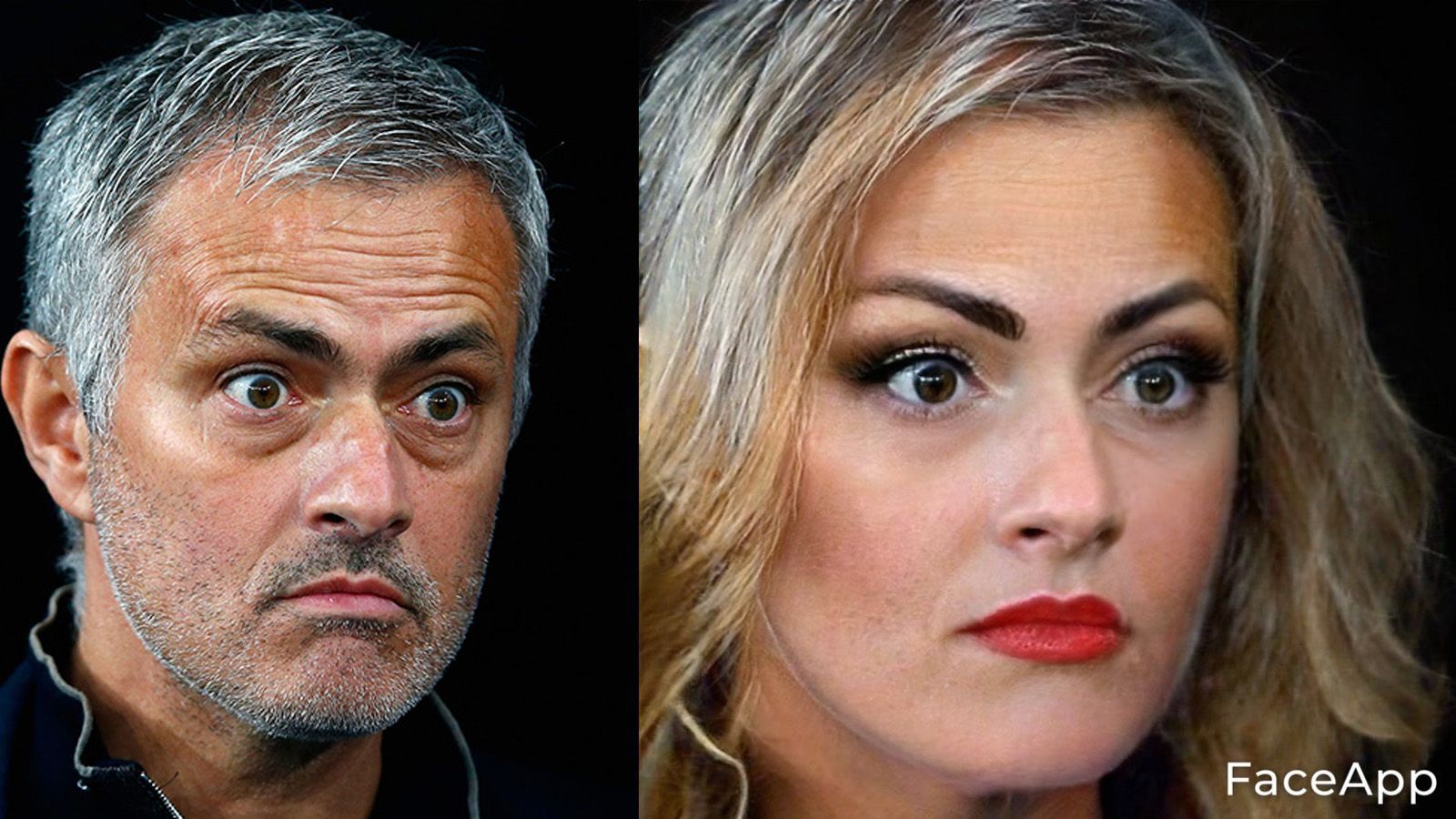 
                <strong>Jose Mourinho</strong><br>
                Was schaust du so? "Dumpfbacke" Mourinho wäre als Frau der personifizierte Blondinenwitz geworden. Wenn das die Option ist, dann will man doch lieber Jose sein.
              