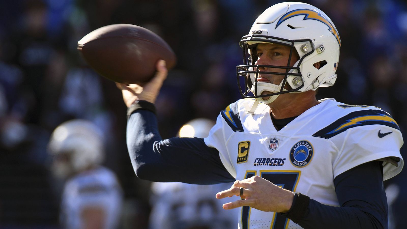 
                <strong>Los Angeles Chargers: Philip Rivers (Quarterback)</strong><br>
                Madden-Rating: 94
              