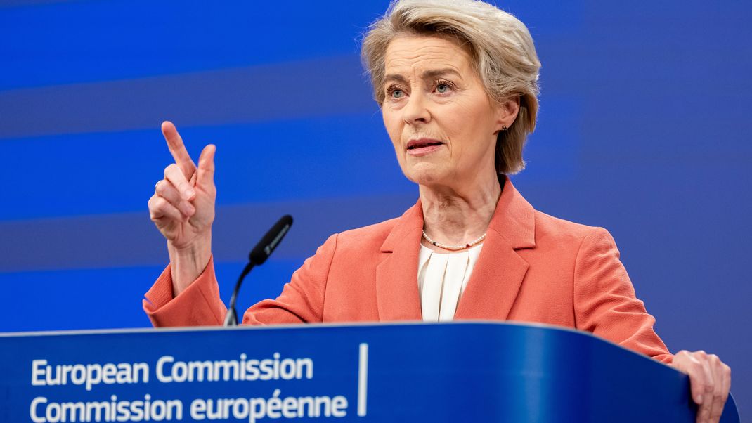 Die Präsidentin der Europäischen Kommission, Ursula von der Leyen, will Unternehmen schützen. 