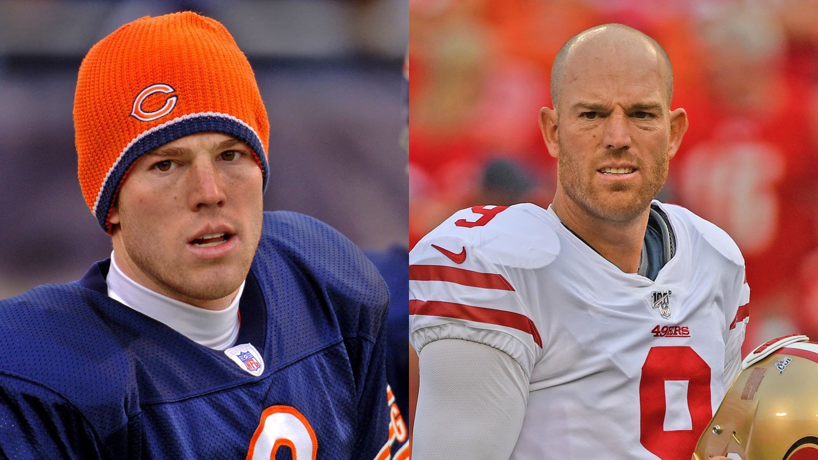 
                <strong>Robbie Gould</strong><br>
                Obwohl sich sein Aussehen kaum verändert hat, spielt der routinierte Kicker bereits seit 2005 in der NFL. Die längste Zeit seiner Karriere verbrachte er bei den Chicago Bears. Bei diesen ist er auch der Spieler mit den meist erzielten Punkten der Franchise-Geschichte. Nach einem einjährigen Intermezzo bei den New York Giants, unterschrieb er 2017 einen Vertrag bei den 49ers. 
              