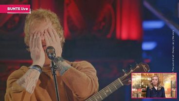 BUNTE - live: Ed Sheeran über Bulimie und Drogen