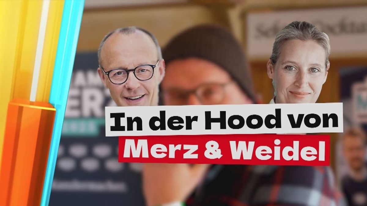 In der Hood von Merz und Weidel: Wie ticken die Kanzler-Kandidaten?