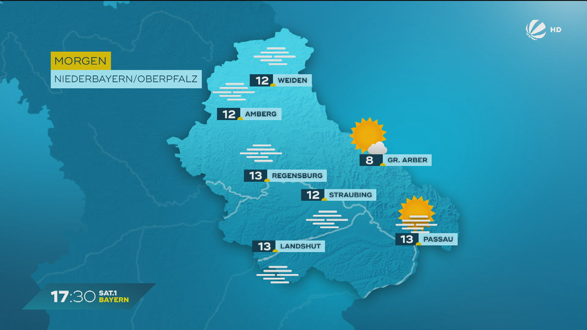 Das Bayern-Wetter vom 30.10.2024: Bleibt der Nebel?