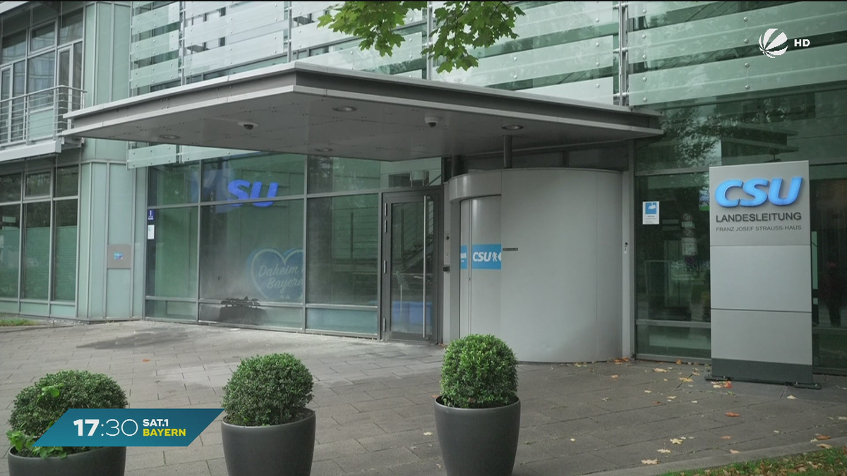 Brandanschlag auf CSU-Parteizentrale in München: 20-Jähriger festgenommen