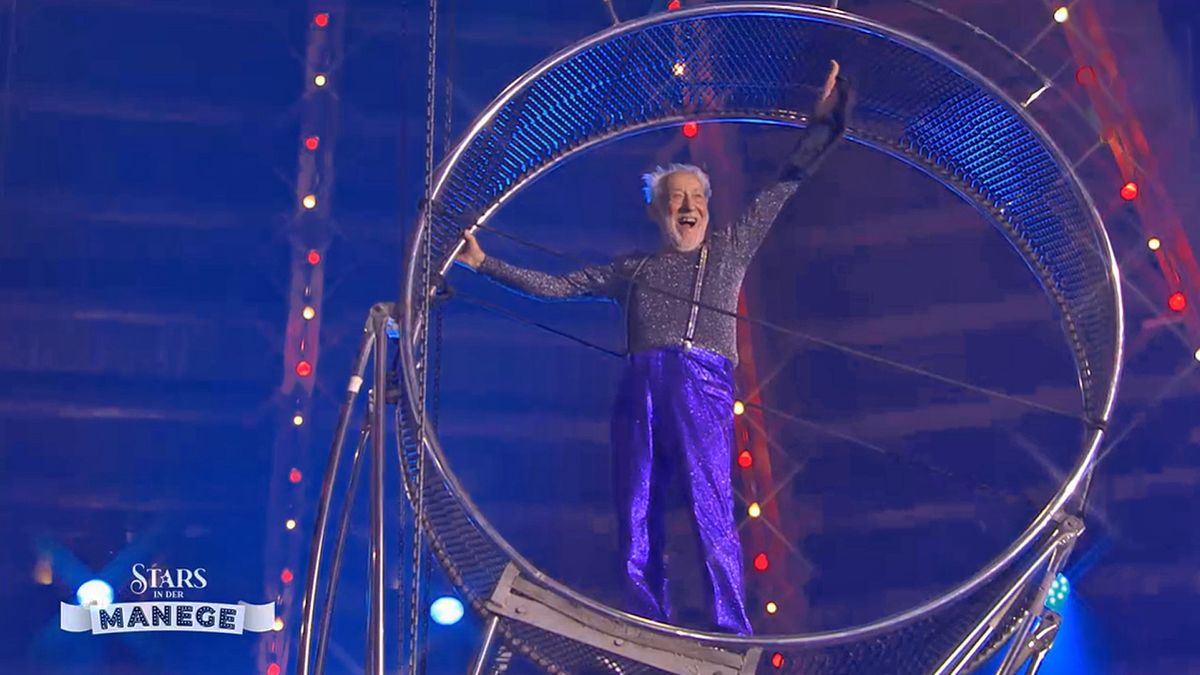 Dieter Hallervorden in der "Rolle" seines Lebens auf dem Teufelsrad! 