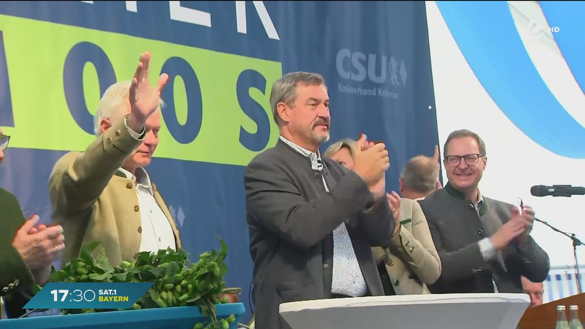 Söder beim Gillamoos: Wie beurteilt der CSU-Chef die Arbeit in Berlin?