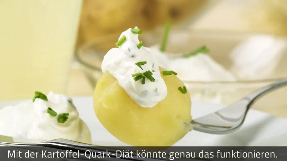 Mit der Kartoffel-Quark-Diät kannst du bis zu 1 Kilo am Tag abnehmen